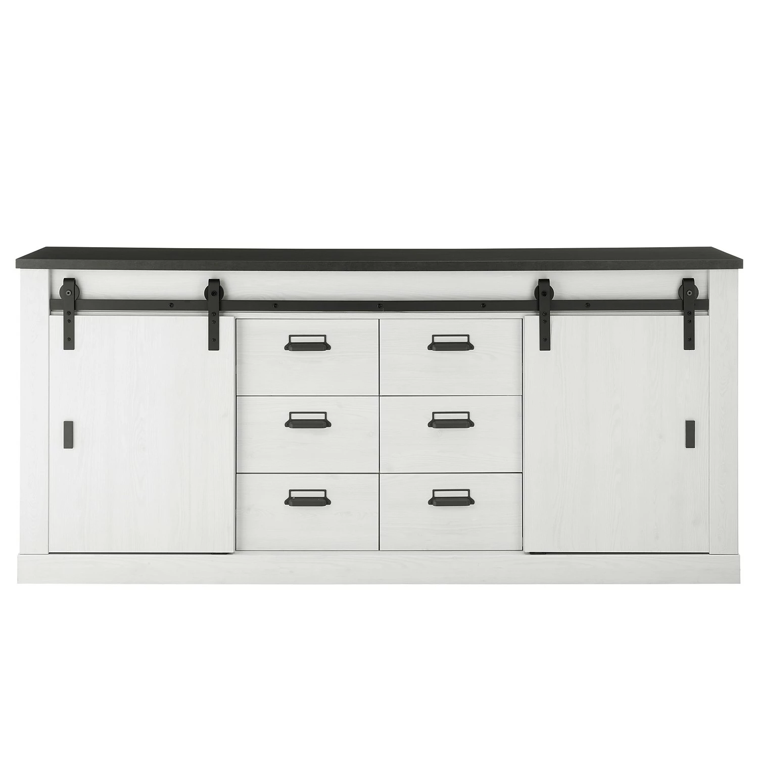 Ridgevalley Sideboard Shutter II - Pinie Weiß Dekor 4 Ridgevalley Sideboard Shutter II - Pinie Weiß Dekor – Bild 4