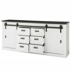 Ridgevalley Sideboard Shutter II - Pinie Weiß Dekor 12 Ridgevalley Sideboard Shutter II - Pinie Weiß Dekor -WOHNZIMMERMÖBEL Verkäufe 1000348676 220505 040 DETAILS P000000001000348676