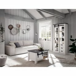 Ridgevalley Vitrinenschrank Shutter - Pinie Weiß Dekor -WOHNZIMMERMÖBEL Verkäufe 1000348680 220505 021 MOOD DETAILS P000000001000348680 mood