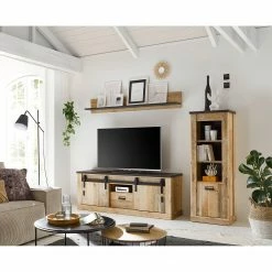 Ridgevalley Regal Shutter - Eiche Dekor -WOHNZIMMERMÖBEL Verkäufe 1000348689 220505 023 MOOD DETAILS P000000001000348689 mood