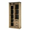 Ridgevalley Vitrinenschrank Shutter - Eiche Dekor