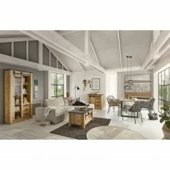 Ridgevalley Vitrinenschrank Shutter - Eiche Dekor -WOHNZIMMERMÖBEL Verkäufe 1000348691 220505 023 MOOD DETAILS P000000001000348691 mood