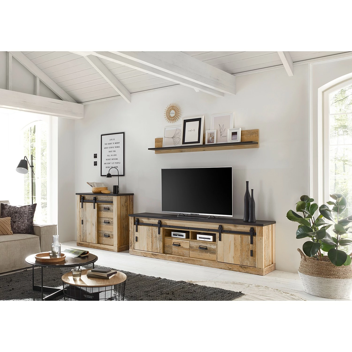 Ridgevalley TV-Lowboard Shutter II - Eiche Dekor 4 Ridgevalley TV-Lowboard Shutter II - Eiche Dekor – Bild 4