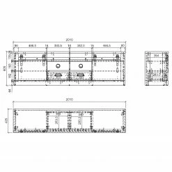 Ridgevalley TV-Lowboard Shutter II - Eiche Dekor 17 Ridgevalley TV-Lowboard Shutter II - Eiche Dekor -WOHNZIMMERMÖBEL Verkäufe 1000348694 220505 501 SKETCH DETAILS P000000001000348694 sketch