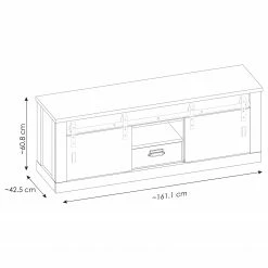 Ridgevalley TV-Lowboard Shutter I - Eiche Dekor 18 Ridgevalley TV-Lowboard Shutter I - Eiche Dekor -WOHNZIMMERMÖBEL Verkäufe 1000348695 220505 500 SKETCH DETAILS P000000001000348695 sketch