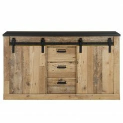 Ridgevalley Sideboard Shutter I - Eiche Dekor -WOHNZIMMERMÖBEL Verkäufe 1000348697 220505 030 DETAILS P000000001000348697