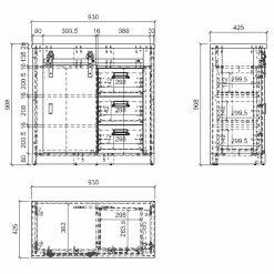 Ridgevalley Kommode Shutter II - Eiche Dekor 17 Ridgevalley Kommode Shutter II - Eiche Dekor -WOHNZIMMERMÖBEL Verkäufe 1000348698 220505 501 SKETCH DETAILS P000000001000348698 sketch