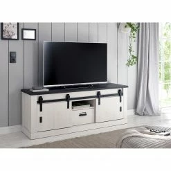 Ridgevalley Wohnwand Shutter I (3-teilig) - Pinie Weiß Dekor -WOHNZIMMERMÖBEL Verkäufe 1000348727 220505 021 MOOD DETAILS P000000001000348727 mood