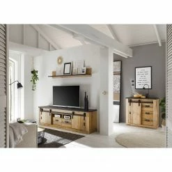 Ridgevalley Wohnwand Shutter II (3-teilig) - Eiche Dekor -WOHNZIMMERMÖBEL Verkäufe 1000348730 220505 021 MOOD DETAILS P000000001000348730 mood