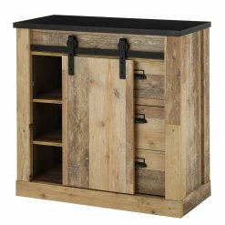 Ridgevalley Wohnwand Shutter II (3-teilig) - Eiche Dekor -WOHNZIMMERMÖBEL Verkäufe 1000348730 220505 041 DETAILS P000000001000348730