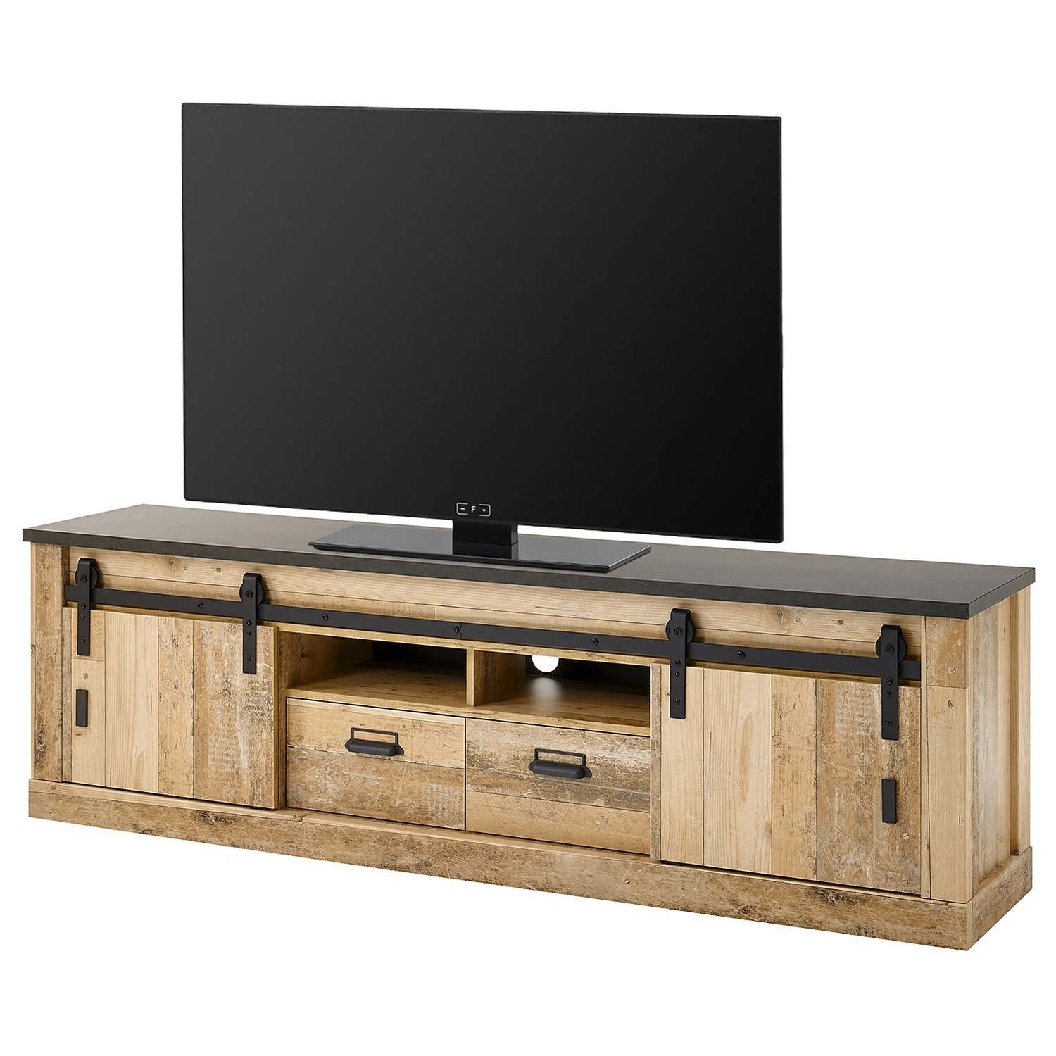 Ridgevalley Wohnwand Shutter V (3-teilig) - Eiche Dekor 8 Ridgevalley Wohnwand Shutter V (3-teilig) - Eiche Dekor – Bild 8