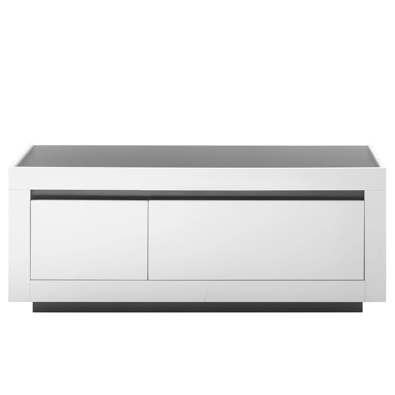 Loftscape TV-Lowboard Accra I - Weiß / Anthrazit 5 Loftscape TV-Lowboard Accra I - Weiß / Anthrazit – Bild 5