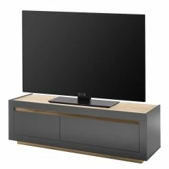 Loftscape TV-Lowboard Accra II - Anthrazit / Eiche Dekor