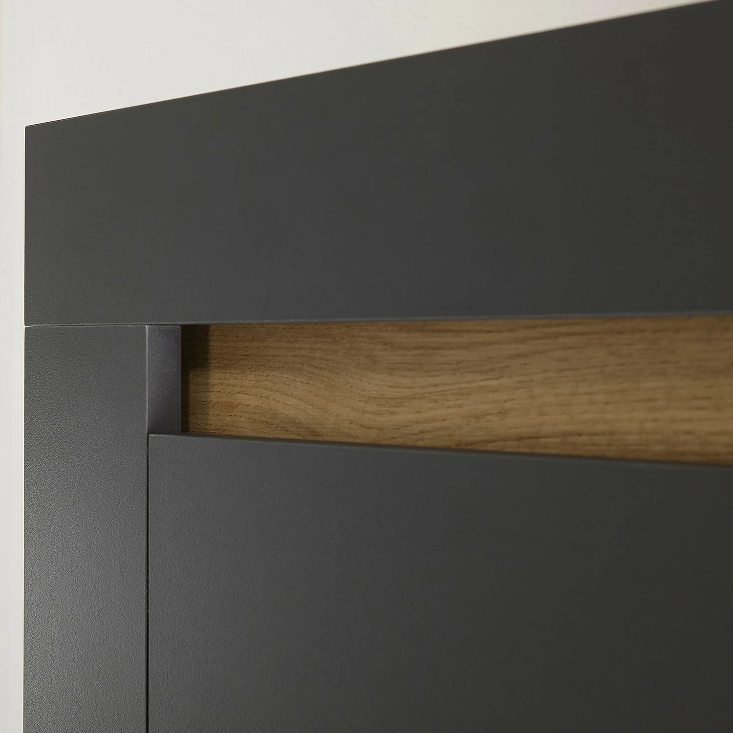 Loftscape Wohnwand Accra I (4-teilig) - Anthrazit / Eiche Dekor 20 Loftscape Wohnwand Accra I (4-teilig) - Anthrazit / Eiche Dekor – Bild 20