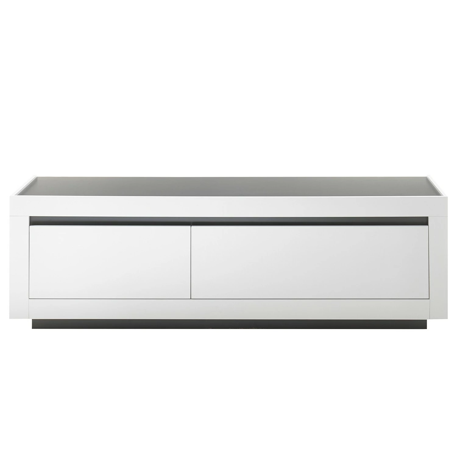 Loftscape Wohnwand Accra I (4-teilig) - Weiß / Anthrazit 8 Loftscape Wohnwand Accra I (4-teilig) - Weiß / Anthrazit – Bild 8