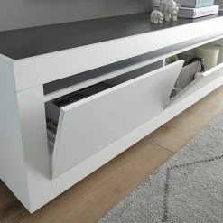 Loftscape Wohnwand Accra III (3-teilig) - Weiß / Anthrazit 30 Loftscape Wohnwand Accra III (3-teilig) - Weiß / Anthrazit -WOHNZIMMERMÖBEL Verkäufe 1000348831 220506 038 DETAILS P000000001000348831