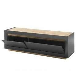 Loftscape Wohnwand Accra II (4-teilig) - Anthrazit / Eiche Dekor 35 Loftscape Wohnwand Accra II (4-teilig) - Anthrazit / Eiche Dekor -WOHNZIMMERMÖBEL Verkäufe 1000348832 220506 032 DETAILS P000000001000348832