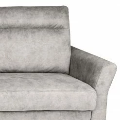 Norrwood Ecksofa Sombrilla - Samt Cloe: Hellgrau - Longchair davorstehend links -WOHNZIMMERMÖBEL Verkäufe 1000349730 220517 080 DETAILS P000000001000349730