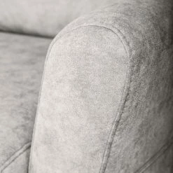 Norrwood Ecksofa Sombrilla - Samt Cloe: Hellgrau - Longchair davorstehend links -WOHNZIMMERMÖBEL Verkäufe 1000349730 220517 100 DETAILS P000000001000349730