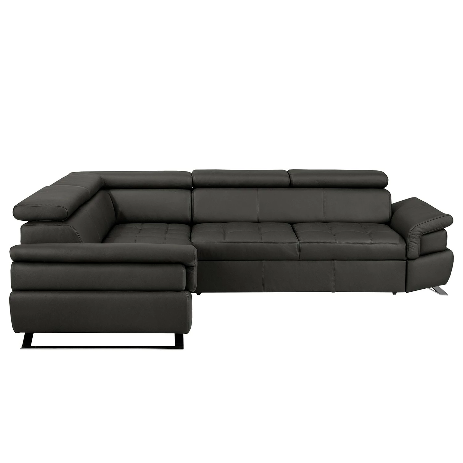 Loftscape Ecksofa Twister - Echtleder Maer: Espresso - Ottomane davorstehend links 4 Loftscape Ecksofa Twister - Echtleder Maer: Espresso - Ottomane davorstehend links – Bild 4