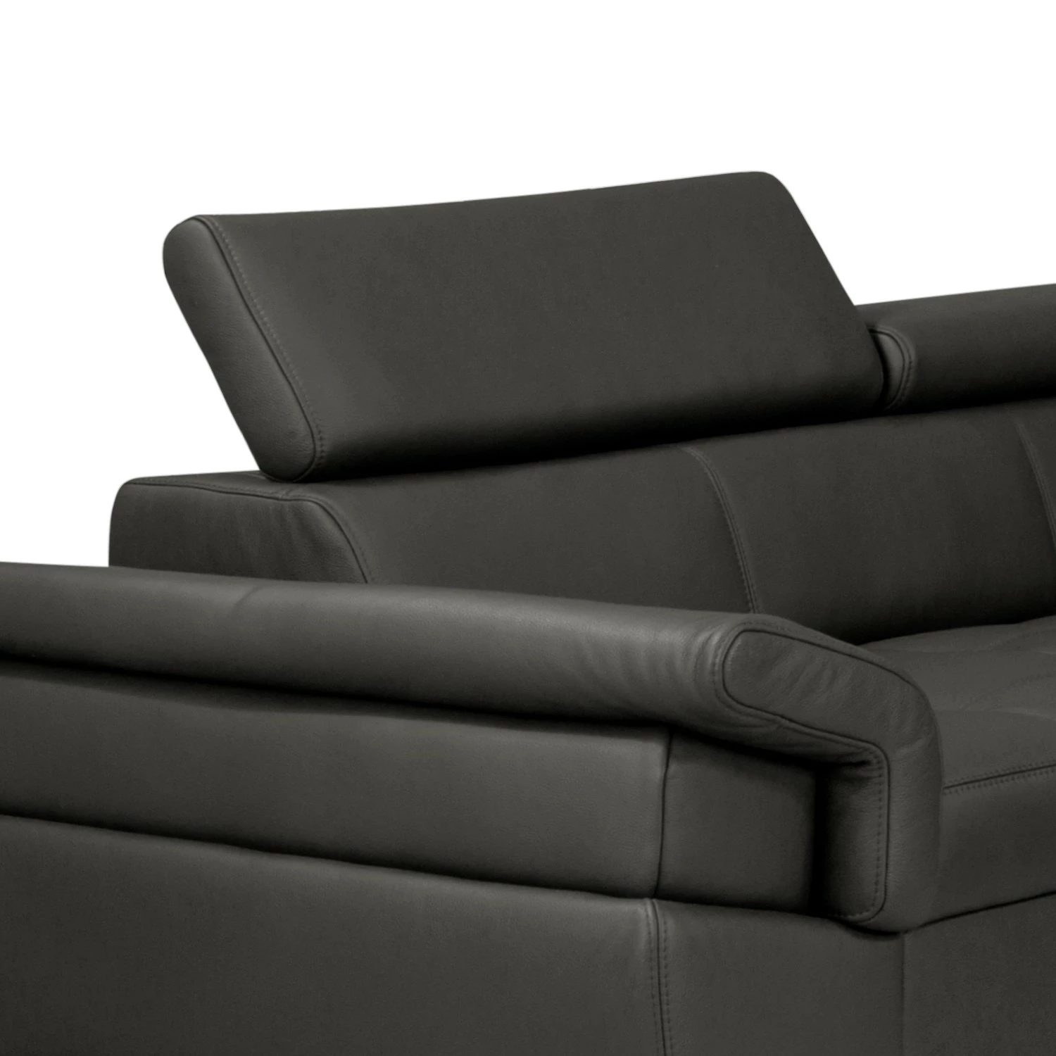 Loftscape Ecksofa Twister - Echtleder Maer: Espresso - Ottomane davorstehend links 8 Loftscape Ecksofa Twister - Echtleder Maer: Espresso - Ottomane davorstehend links – Bild 8