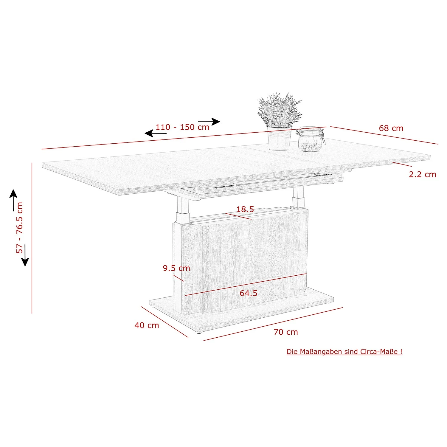 Loftscape Couchtisch Pittsford - Eiche Sonoma Dekor 3 Loftscape Couchtisch Pittsford - Eiche Sonoma Dekor – Bild 3