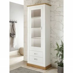 Ridgevalley Wohnwand Ollezy I (4-teilig) - Pinie Weiß Dekor / Eiche Wotan Dekor -WOHNZIMMERMÖBEL Verkäufe 1000349813 220513 023 MOOD DETAILS P000000001000349813 mood