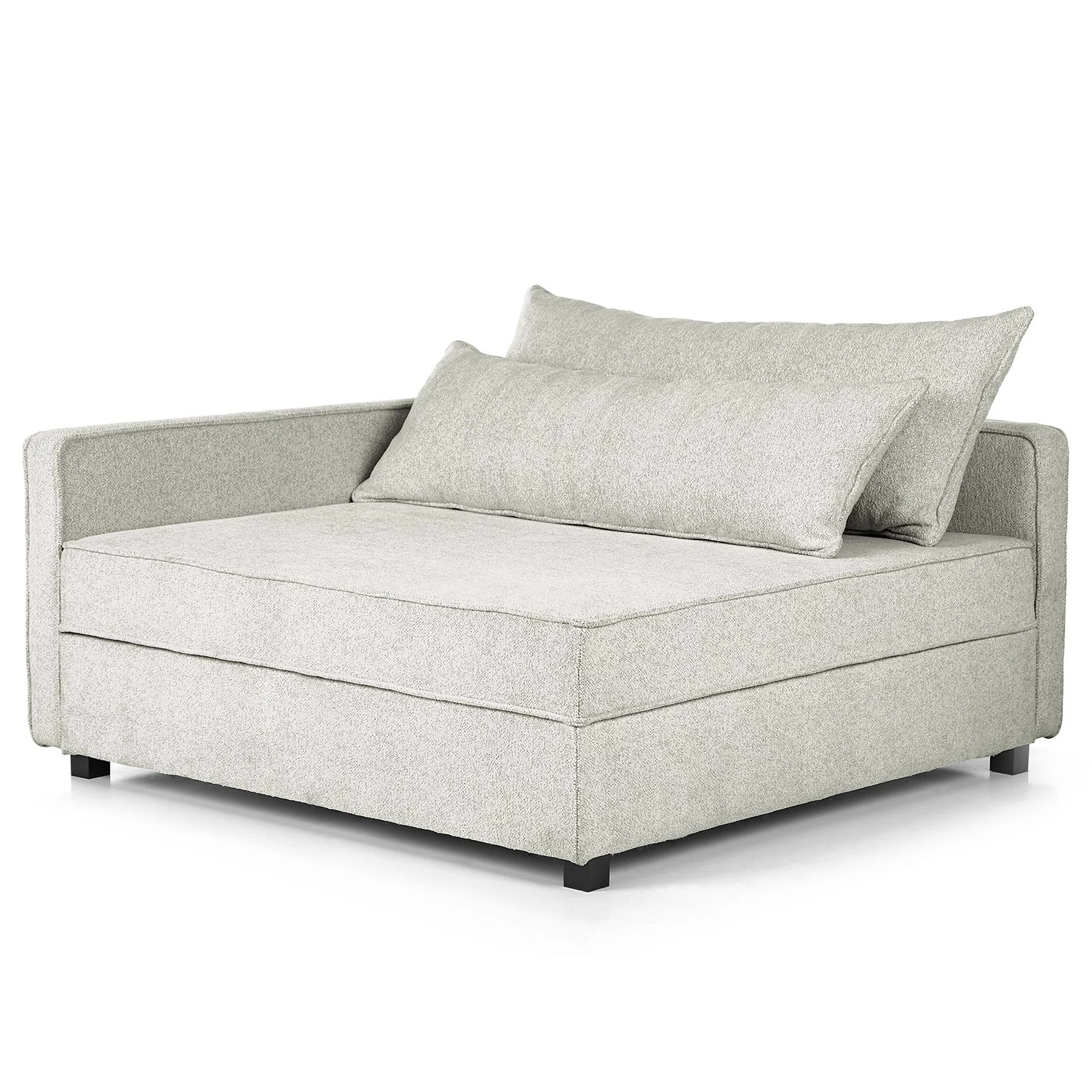 Studio Copenhagen 3-Sitzer Bigsofa ALON cosy - Webstoff Raya: Silber 8 Studio Copenhagen 3-Sitzer Bigsofa ALON cosy - Webstoff Raya: Silber – Bild 8