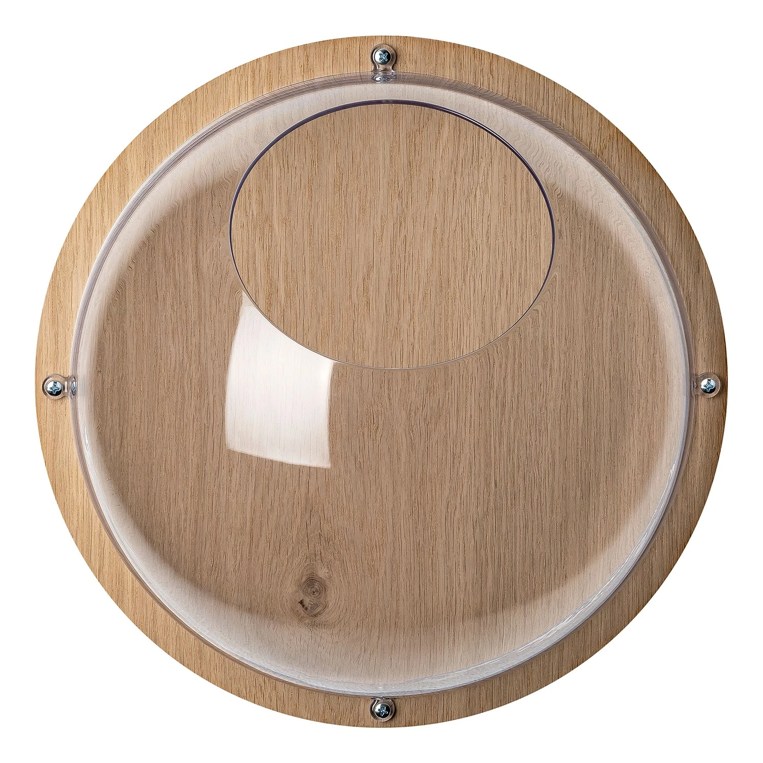 Koziol Wandregal Orion II - Walnuss massiv - Walnuss / Walnuss Hell - Durchmesser: 34 cm 1 Koziol Wandregal Orion II - Walnuss massiv - Walnuss / Walnuss Hell - Durchmesser: 34 cm