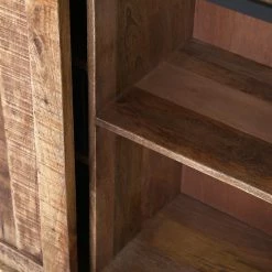 Red Living Highboard Toleos - Mango sägerau massiv / Eisen - Mangoholz / Schwarz -WOHNZIMMERMÖBEL Verkäufe 1000352069 220520 050 DETAILS P000000001000352069