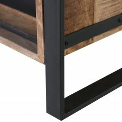 Red Living Highboard Toleos - Mango sägerau massiv / Eisen - Mangoholz / Schwarz -WOHNZIMMERMÖBEL Verkäufe 1000352069 220520 055 DETAILS P000000001000352069