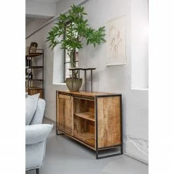 Red Living Sideboard Toleos - Mango sägerau massiv / Eisen - Mangoholz / Schwarz -WOHNZIMMERMÖBEL Verkäufe 1000352070 220520 022 MOOD DETAILS P000000001000352070 mood