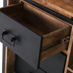 Red Living TV-Lowboard Toleos - Mango sägerau massiv / Eisen - Mangoholz / Schwarz -WOHNZIMMERMÖBEL Verkäufe 1000352071 220520 045 DETAILS P000000001000352071