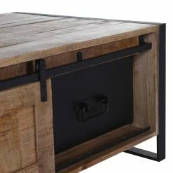 Red Living Couchtische Toleos - Mango sägerau massiv / Eisen - Mangoholz / Schwarz -WOHNZIMMERMÖBEL Verkäufe 1000352075 220520 035 DETAILS P000000001000352075