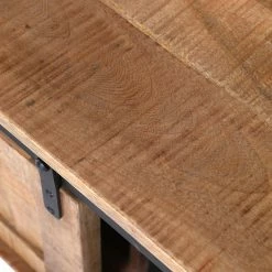 Red Living Couchtische Toleos - Mango sägerau massiv / Eisen - Mangoholz / Schwarz -WOHNZIMMERMÖBEL Verkäufe 1000352075 220520 050 DETAILS P000000001000352075