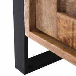 Red Living Couchtische Toleos - Mango sägerau massiv / Eisen - Mangoholz / Schwarz -WOHNZIMMERMÖBEL Verkäufe 1000352075 220520 055 DETAILS P000000001000352075