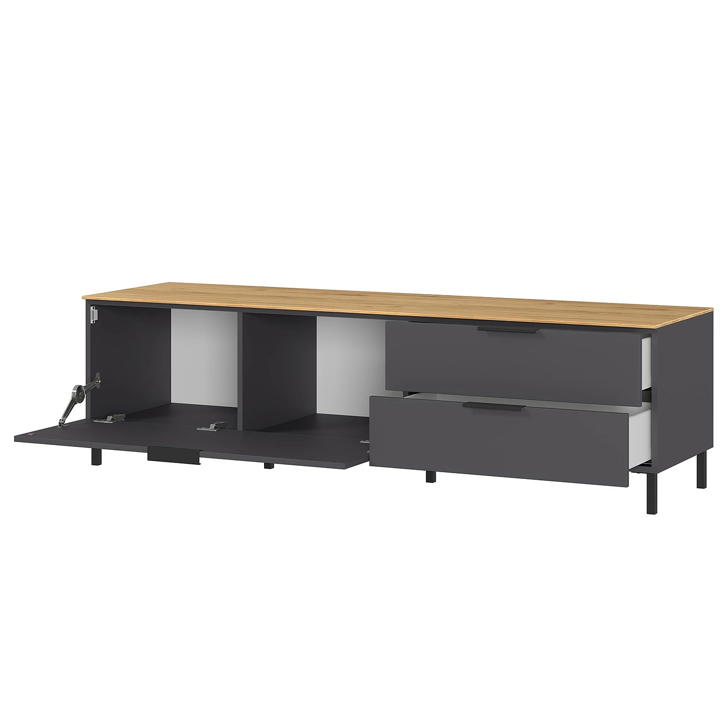 Germania TV-Lowboard California I - Graphit 6 Germania TV-Lowboard California I - Graphit – Bild 6