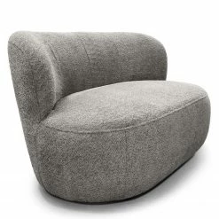 Loftscape Sofa Union (1,5-Sitzer) - Chenille Cady: Hellgrau -WOHNZIMMERMÖBEL Verkäufe 1000352293 220525 070 DETAILS P000000001000352293