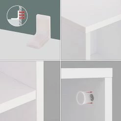 Loftscape Regal Towanda - Weiß -WOHNZIMMERMÖBEL Verkäufe 1000353403 220601 034 DETAILS P000000001000353403