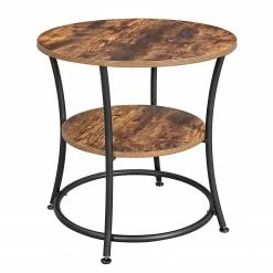 Red Living Beistelltisch Uberto III - Braun / Schwarz