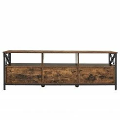 Red Living TV-Lowboard Molalla I - Braun / Schwarz -WOHNZIMMERMÖBEL Verkäufe 1000353405 220601 030 DETAILS P000000001000353405