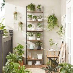 Red Living Leiterregal Crosshill III - Braun / Schwarz -WOHNZIMMERMÖBEL Verkäufe 1000353408 220601 021 MOOD DETAILS P000000001000353408 mood