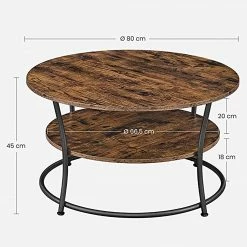 Red Living Couchtisch Raphine - Braun / Schwarz -WOHNZIMMERMÖBEL Verkäufe 1000353413 220601 500 SKETCH DETAILS P000000001000353413 sketch