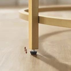 Loftscape Couchtisch Poygan II - Weiß / Gold -WOHNZIMMERMÖBEL Verkäufe 1000353423 220601 030 DETAILS P000000001000353423