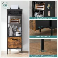 Red Living Regal Mocksville - Braun / Schwarz 12 Red Living Regal Mocksville - Braun / Schwarz -WOHNZIMMERMÖBEL Verkäufe 1000353473 220601 033 DETAILS P000000001000353473