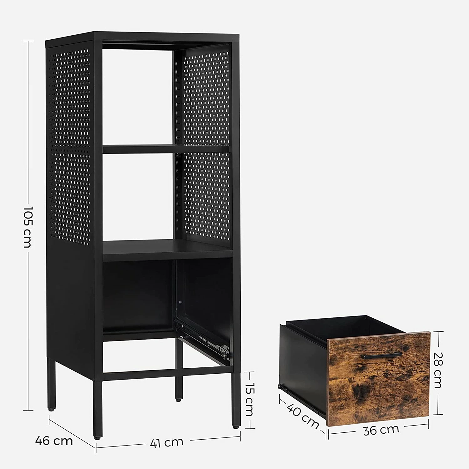 Red Living Regal Mocksville - Braun / Schwarz 7 Red Living Regal Mocksville - Braun / Schwarz – Bild 7