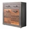 Trendteam Kommode Indy I - Altholz Dekor / Anthrazit