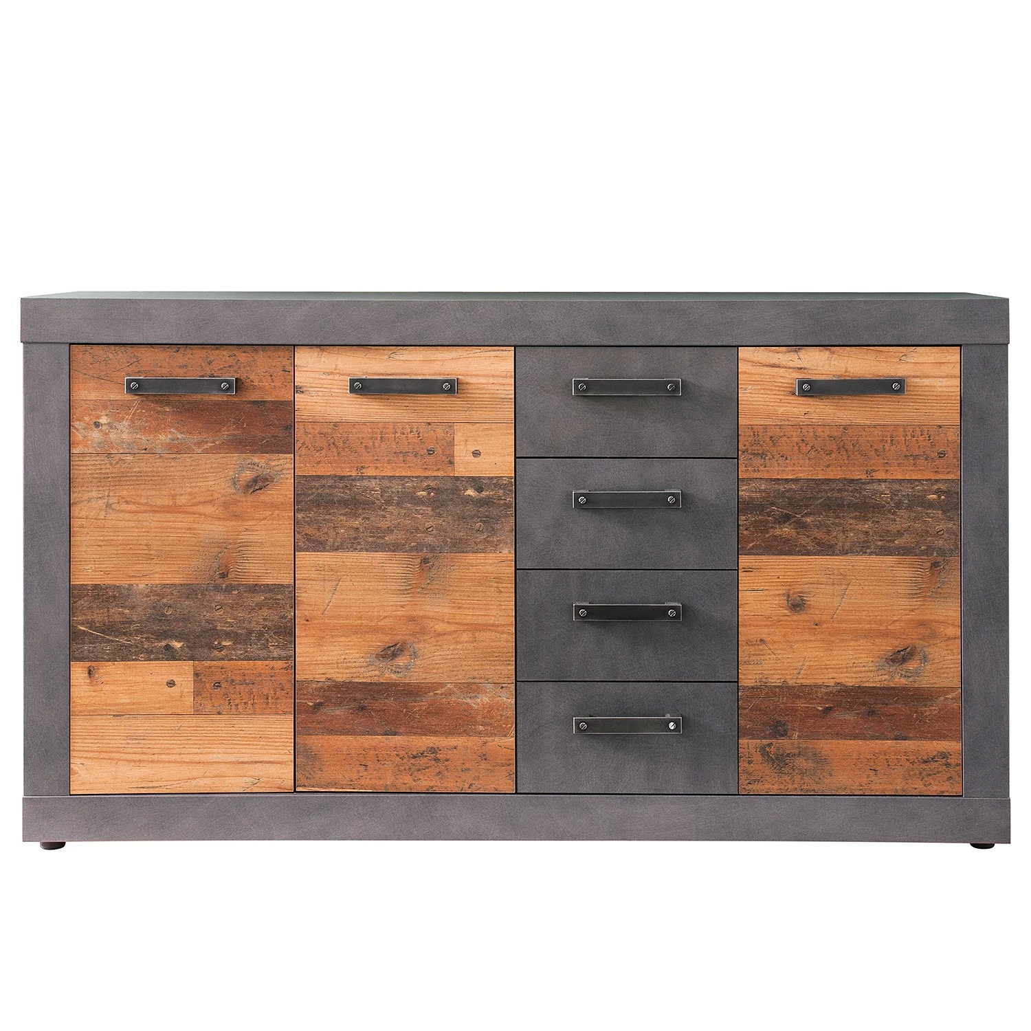 Trendteam Sideboard Indy - Altholz Dekor / Anthrazit 5 Trendteam Sideboard Indy - Altholz Dekor / Anthrazit – Bild 5