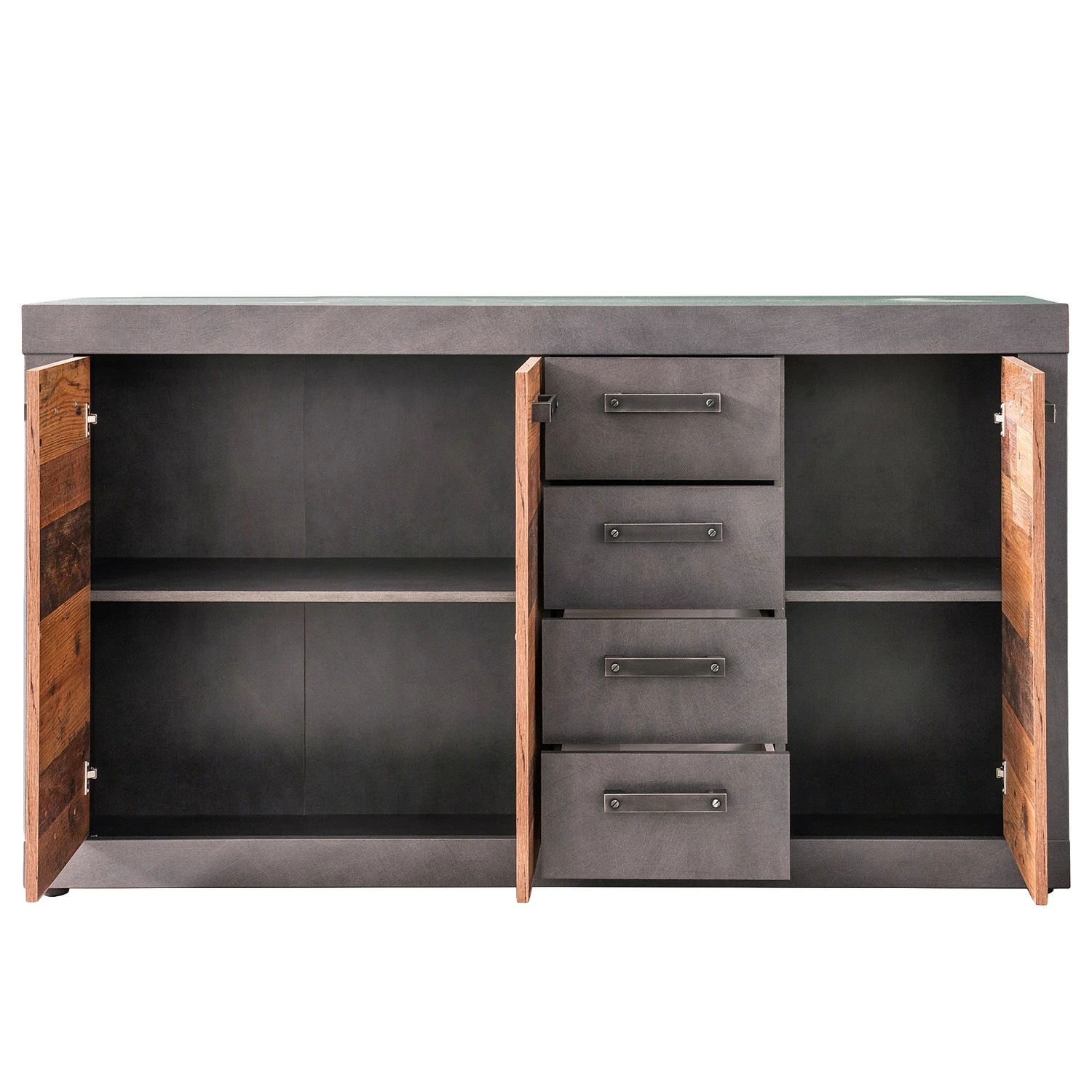 Trendteam Sideboard Indy - Altholz Dekor / Anthrazit 6 Trendteam Sideboard Indy - Altholz Dekor / Anthrazit – Bild 6