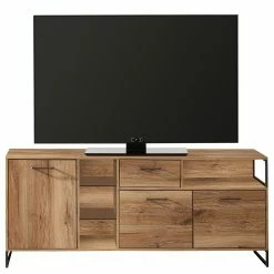 Red Living TV-Lowboard Sligo II - Risseiche Silber Dekor / Graphit